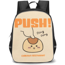 Chiikawa Chestnut Steamed Buns Backpack StudentPack - Chestnut Steamed Buns Restaurant Push! Ding Dong