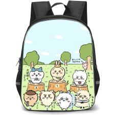 Chiikawa Backpack StudentPack - Chibi Characters Showing the Winners with Greenery