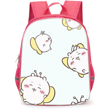 Chiikawa Backpack StudentPack - Chiikawa Flying Like Butterfly with Sky Pattern Background