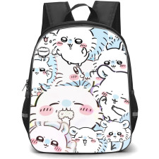 Chiikawa Little Peach Rat Backpack StudentPack - Little Peach Rat White Stickers Art