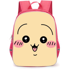 Chiikawa Rabbit Backpack StudentPack - Rabbit Cute Funny Face Expressions on Yellow Background