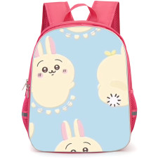 Chiikawa Rabbit Backpack StudentPack - Cute Yellow Rabbit on Sky Background