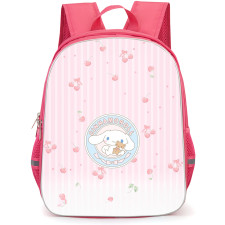 Cinammoroll Backpack StudentPack - Cinnamoroll With Bear On Cherry Background