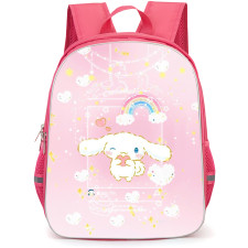 Cinammoroll Backpack StudentPack - Cinnamoroll Pinky Background