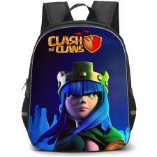 Clash of Clans Archer Queen Backpack StudentPack - Archer Queen 3D Portrait On Blue Background