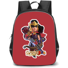 Clash of Clans Archer Queen Backpack StudentPack - Archer Queen Standing On Golden Coin Poster