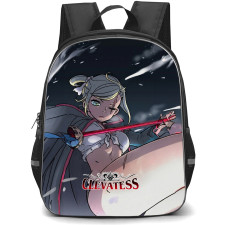 Clevatess Alicia Glenfall Backpack School Bag StudentPack - Alicia Glenfall Fierce Attack Portrait Series Poster