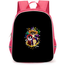 Coco School Backpack StudentPack - Hector And Miguel Cartoon Art