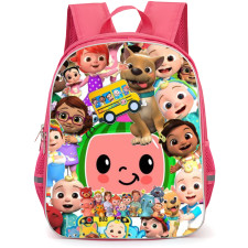 Cocomelon Lane Backpack School Bag StudentPack - Characters Collage Series Logo Poster