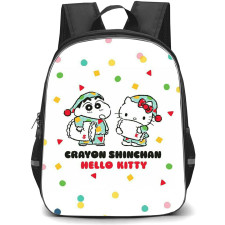 Crayon Shin-Chan Backpack StudentPack - Crayon Shin-Chan And Kitty Illustration Art