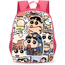 Crayon Shin-Chan Backpack StudentPack - Crayon Shin-Chan Characters Sticker Art Collage