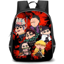 Crayon Shin-Chan Backpack StudentPack - Crayon Shin-Chan Characters as Samurai Poster