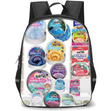 Crazy Aarons Backpack School Bag StudentPack - Crazy Aarons Glitter Swirl Rainbow Cloud And Sensory Putty Poster