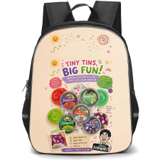 Crazy Aarons Backpack School Bag StudentPack - Crazy Aarons Mini Thinking Putty Food Collection Poster