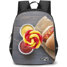 Crazy Aarons Backpack School Bag StudentPack - Crazy Aarons Red Yellow Twist Foodie Thinking Putty Poster