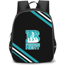 Brisbane Heat Backpack School Bag StudentPack - Large Logo Stripe