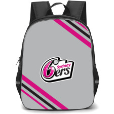 Sydney Sixers Backpack School Bag StudentPack - Large Logo Stripe