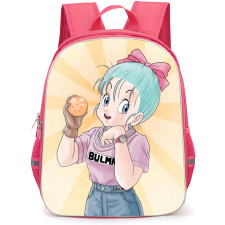 Dragon Ball Z Bulma Backpack School Bag StudentPack - Bulma Holding Dragon Balls Portrait
