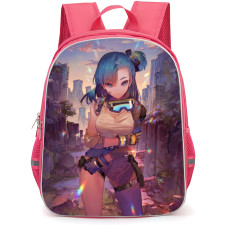 Dragon Ball Z Bulma Backpack School Bag StudentPack - Bulma Standing Portrait Scenery Background