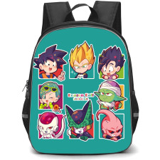 Dragon Ball Backpack StudentPack - Dragon Ball Characters Chibi Art Portrait