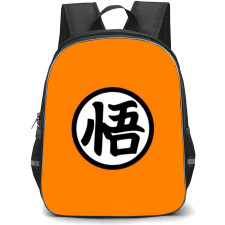 Dragon Ball Goku Backpack StudentPack - Goku Logo On Orange Background