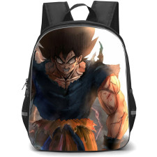 Dragon Ball Goku Backpack StudentPack - Goku Rages Portrait