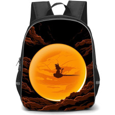 Dragon Ball Kid Goku Backpack StudentPack - Kid Goku Flying On Nimbus
