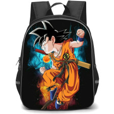 Dragon Ball Kid Goku Backpack StudentPack - Kid Goku With The Power Pole