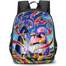 Dragon Ball Majin Buu Backpack StudentPack - Majin Buu Split Into Good And Evil Majin Buu