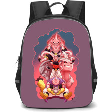 Dragon Ball Majin Buu Backpack StudentPack - Majin Buu Different Forms Sticker Art
