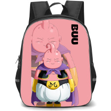 Dragon Ball Daima Majin Buu Backpack StudentPack - Majin Buu Standing Illustration Art On Pink Background