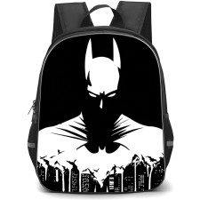 Batman Backpack School Bag StudentPack - Batman Minimal Shadow Silhouette Poster