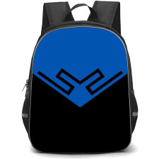 Blue Beetle Backpack StudentPack - Blue Beetle Symbol Background