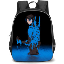 Blue Beetle Jaime Reyes Backpack StudentPack - Jaime Reyes Side Portrait In The Water Comic Art