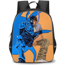 Blue Beetle Jaime Reyes Backpack StudentPack - Jaime Reyes Sitting Half Portrait Comic Art