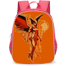 DC Hawk Girl Backpack StudentPack - Flying Side Portrait Orange Poster