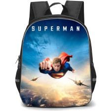 DC Comics Superman Backpack StudentPack - Flying Jets Sky Portrait Poster