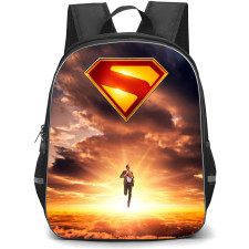 DC Comics Superman Backpack StudentPack - Flying Suit Clouds Poster