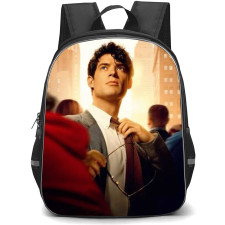 DC Comics Superman Backpack StudentPack - Take Off Glasses Portrait Logo