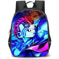 Demon Slayer Kimetsu No Yaiba Akaza Backpack School Bag StudentPack - Akaza Returns Infinity Castle Anime Art Poster