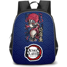 Demon Slayer Akaza Backpack StudentPack - Akaza Side Portrait Sticker