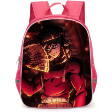 Demon Slayer Douma Backpack StudentPack - Douma Glowing City Background