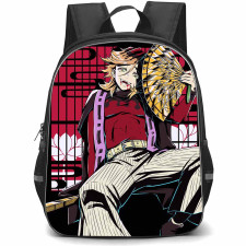 Demon Slayer Douma Backpack StudentPack - Douma Sitting Using Fan
