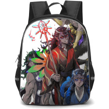 Demon Slayer Hantengu Backpack StudentPack - Hantengu Attack Mode On White Background