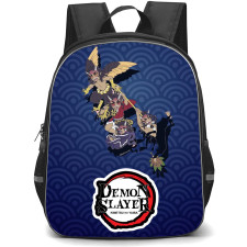 Demon Slayer Hantengu Backpack StudentPack - Hantengu Flying Cartoon Art Sticker