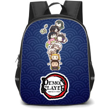 Demon Slayer Backpack StudentPack - Hashira Cartoon Art Sticker