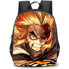 Demon Slayer Kyojuro Rengoku Backpack StudentPack - Comic Series Kyojuro Rengoku Hurting