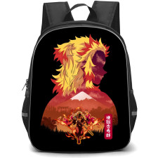 Demon Slayer Kyojuro Rengoku Backpack StudentPack - Kyojuro Rengoku Silhouette