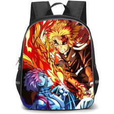 Demon Slayer Backpack StudentPack - Kyojuro Rengoku Akaza Battle