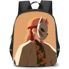 Demon Slayer Sabito Backpack StudentPack - Sabito Portrait Minimalist On Beige Background